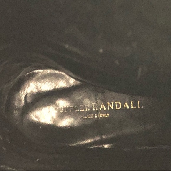 Women’s Boots in Black Suede Low Heel Loeffler Randal - Picture 10 of 11